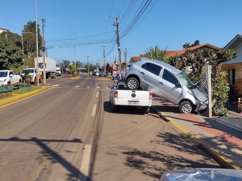 Acidente ocorreu em Seara – Foto: Belos FM/ND