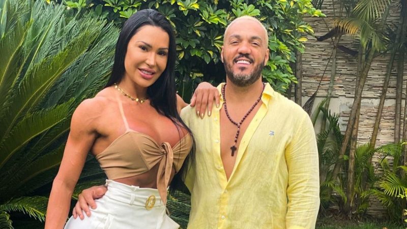 Cantor Belo e musa fitness Gracyanne Barbosa se separaram após 16 anos juntos