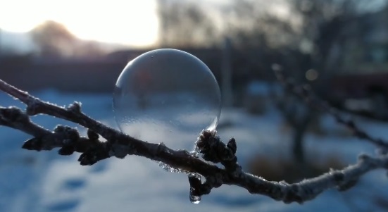 Bolha congelando na Argentina