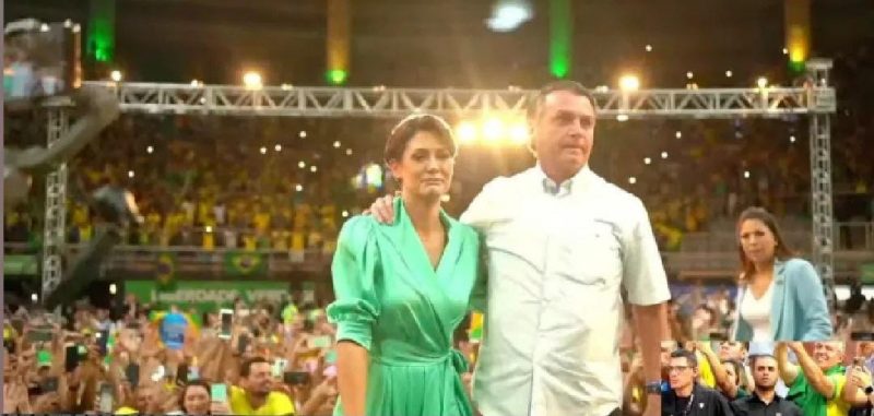 Jair Bolsonaro fez discurso para candidatura &agrave; reelei&ccedil;&atilde;o neste domingo (24) – Foto: Reprodu&ccedil;&atilde;o/PL/ND