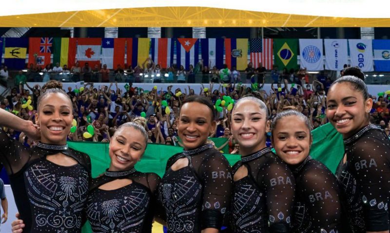 Meninas do Brasil conquistam o ouro no Pan-Americano de Ginástica