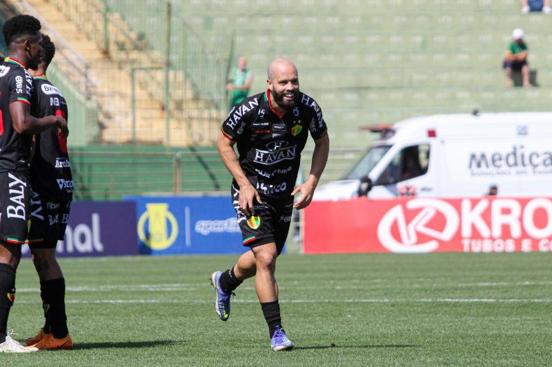 Brusque empatou com gol de Alvaro no segundo tempo – Foto: Lucas Gabriel Cardoso/Brusque FC/ND