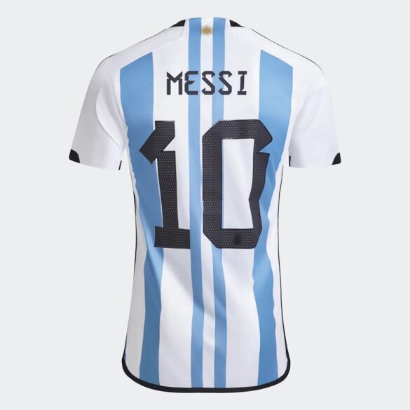Back of the new Argentina shirt – Photo: AFA/Disclosure