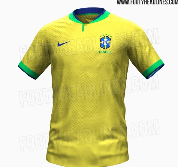 Nova camisa do Brasil para a Copa do Mundo - Footy Headlines/Reprodução