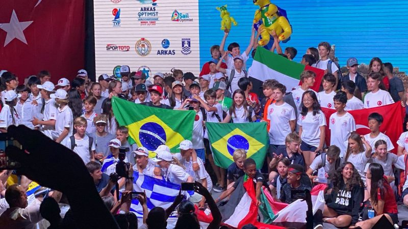 Delega&ccedil;&otilde;es participantes do Campeonato Mundial de Optimist 2022 – Foto: Divulga&ccedil;&atilde;o/ND