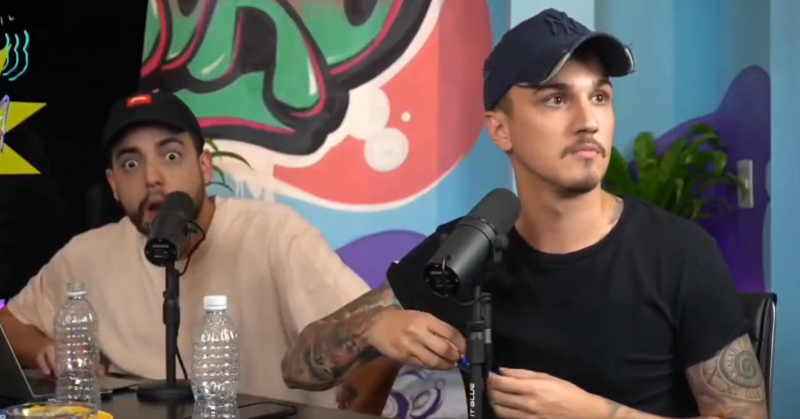 A transmiss&atilde;o foi cortada logo em seguida – Foto: @hitounaweb/Reprodu&ccedil;&atilde;o/ND