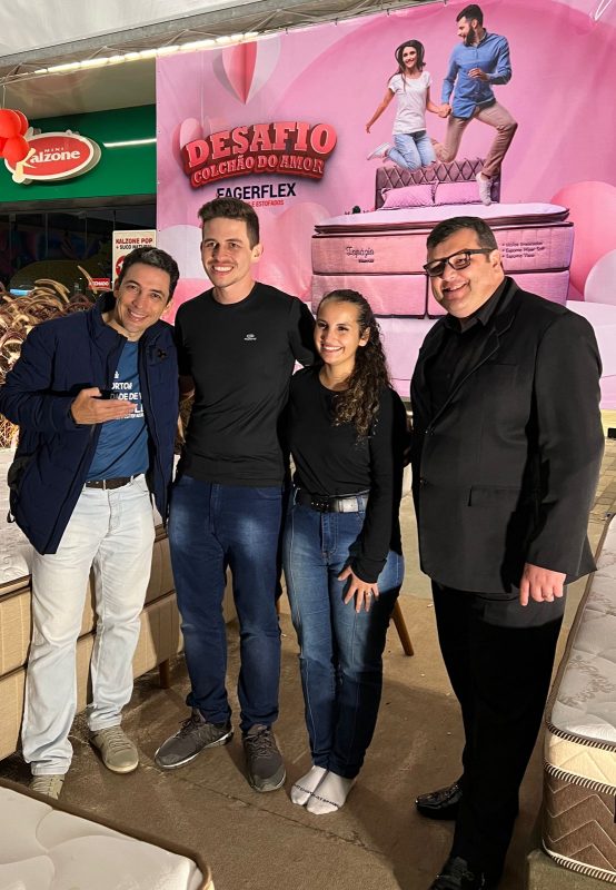 Vitor e Carla venceram o desafio da Fagerflex – Foto: Divulga&ccedil;&atilde;o ND