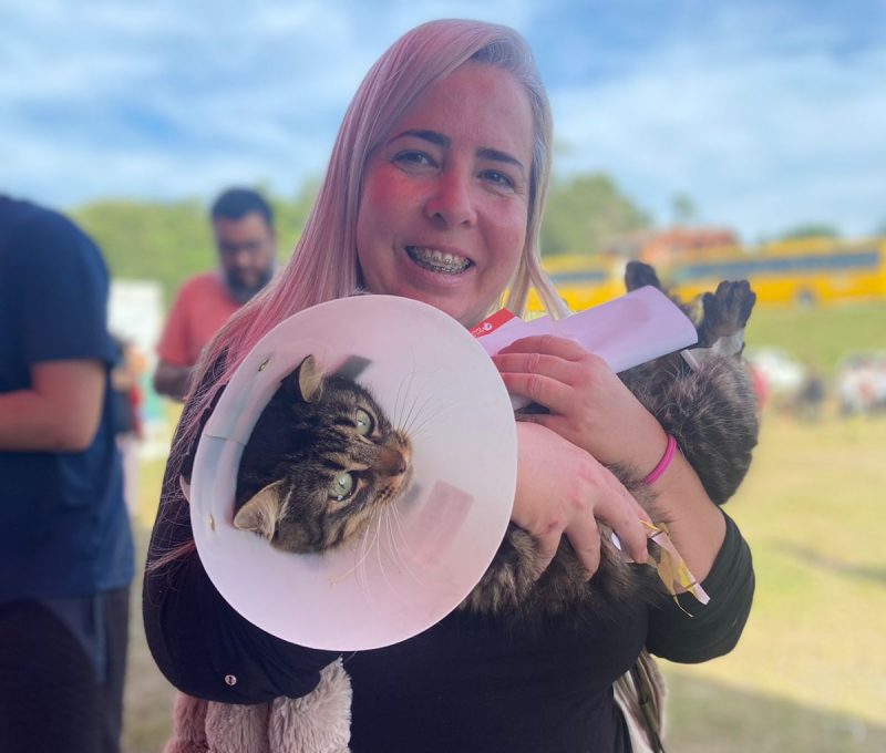 Mutir&atilde;o de castra&ccedil;&otilde;es&nbsp;no Santinho, Florian&oacute;polis/SC – Foto: Divulga&ccedil;&atilde;o