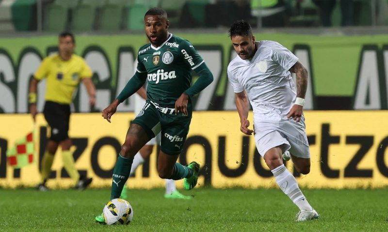 Equipe paulista foi a 36 pontos e manteve a lideran&ccedil;a isolada – Foto: Cesar Greco/Palmeiras/ND