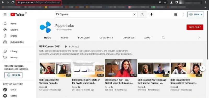 Conta do Figueirense no YouTube foi invadida por hackers 
