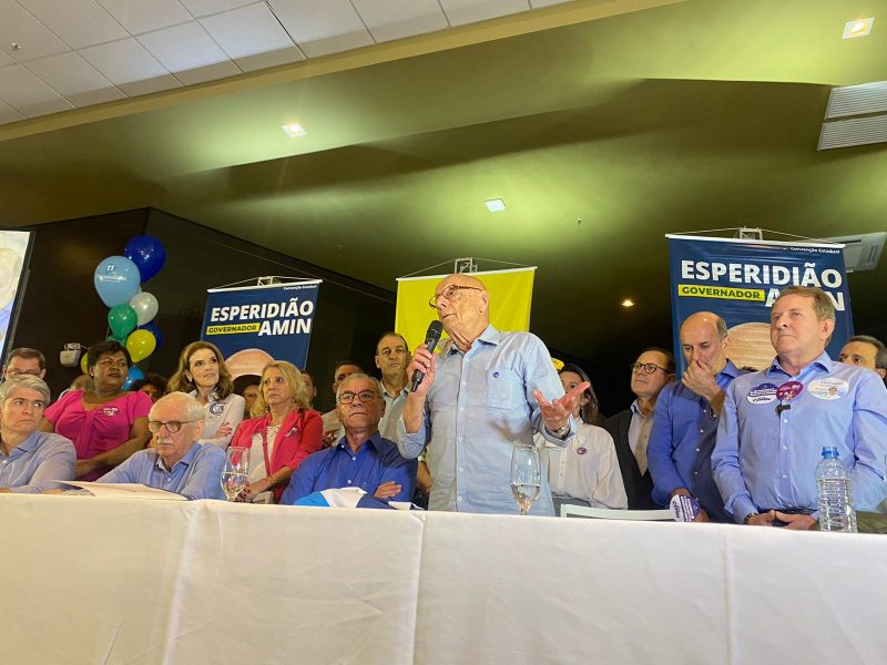 Amin é candidato ao governo de SC