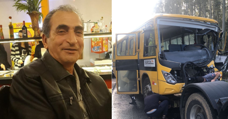 Geraldo Correa, de 64 anos, morreu em colis&atilde;o contra m&aacute;quina retroescavadeira na SC-446 – Foto: Divulga&ccedil;&atilde;o/ND