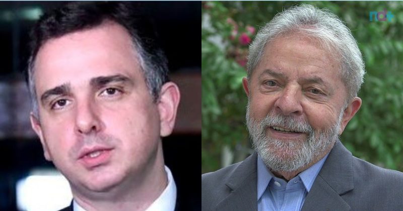 Presidente do Senado, Rodrigo Pacheco almo&ccedil;a com Lula pr&eacute;-candidato do PT – Foto: Reprodu&ccedil;&atilde;o