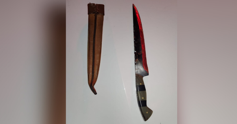 Arma utilizada no crime – Foto: PMSC/Divulga&ccedil;&atilde;o/ND