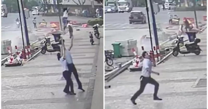 Child is saved by man passing on the street after falling from the 6th floor of a building – Photo: Internet/Reproduction/ND