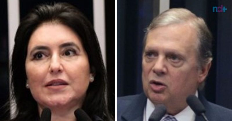 Simone Tebet e Tasso Jereissati – Foto: Reprodu&ccedil;&atilde;o