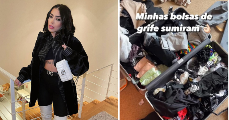 Mc Mirella se desespera ap&oacute;s bolsas de grife sumirem de malas extraviadas – Foto: Internet/Reprodu&ccedil;&atilde;o/ND