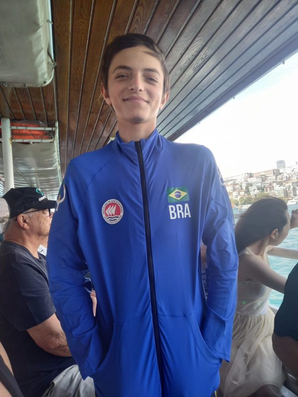 Davi durante o campeonato na Turquia – Foto: Arquivo Pessoal