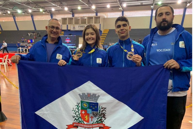 Joinville ficou com o 5&ordm; lugar geral no Mega Open Internacional de Taekwondo, realizado em Itaja&iacute; – Foto: Divulga&ccedil;&atilde;o/ND