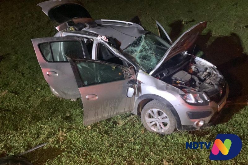 Acidente aconteceu na noite de ter&ccedil;a-feira (12), na zona Norte da cidade – Foto: Ricardo Alves/NDTV