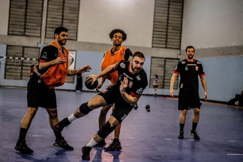 Joinville recebe o Blumenau neste s&aacute;bado (13), pela Liga Nacional de Handebol – Foto: Handville/Divulga&ccedil;&atilde;o