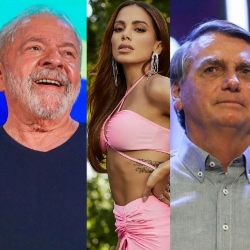 Anitta declares support for Lula, and Bolsonaro's allies react - Photo: Internet/Reproduction/ND