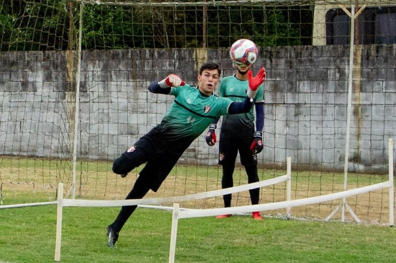 JEC usar&aacute; 10 jogadores da base, al&eacute;m de jogadores que devem se apresentar no dia 11 de julho para a Copa SC – Foto: Thiago Borges/JEC/Divulga&ccedil;&atilde;o/ND
