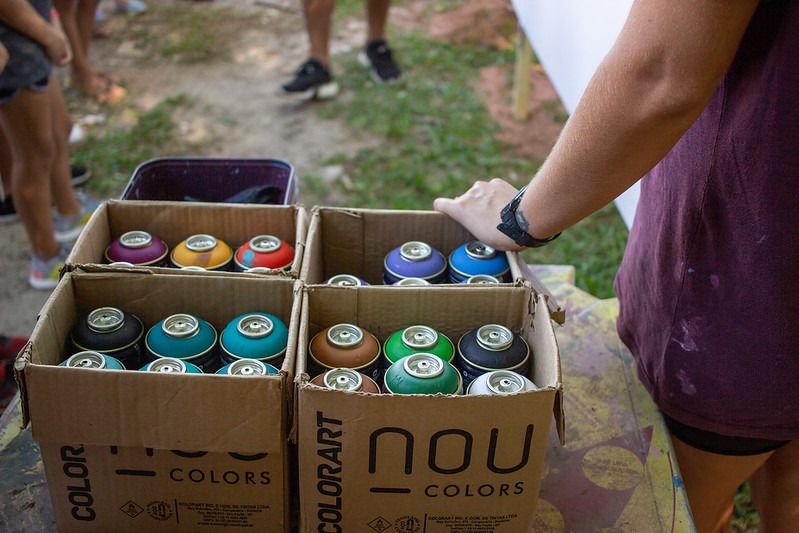 Aproximadamente 35 artistas v&atilde;o participar da finaliza&ccedil;&atilde;o do pared&atilde;o – Foto: Volo Filmes/Divulga&ccedil;&atilde;o/ND