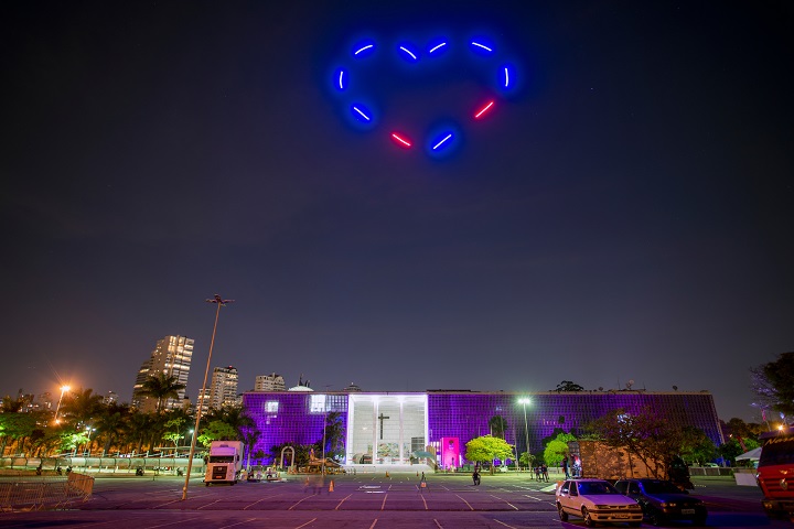 Apresenta&ccedil;&atilde;o de drones ter&aacute; dura&ccedil;&atilde;o de aproximadamente 25 minutos – Foto: Lost Art/Reprodu&ccedil;&atilde;o/ND