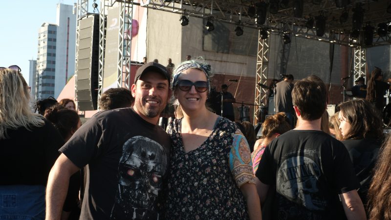 Casal elogia produ&ccedil;&atilde;o e local escolhido – Foto: Ada Bahl/ND