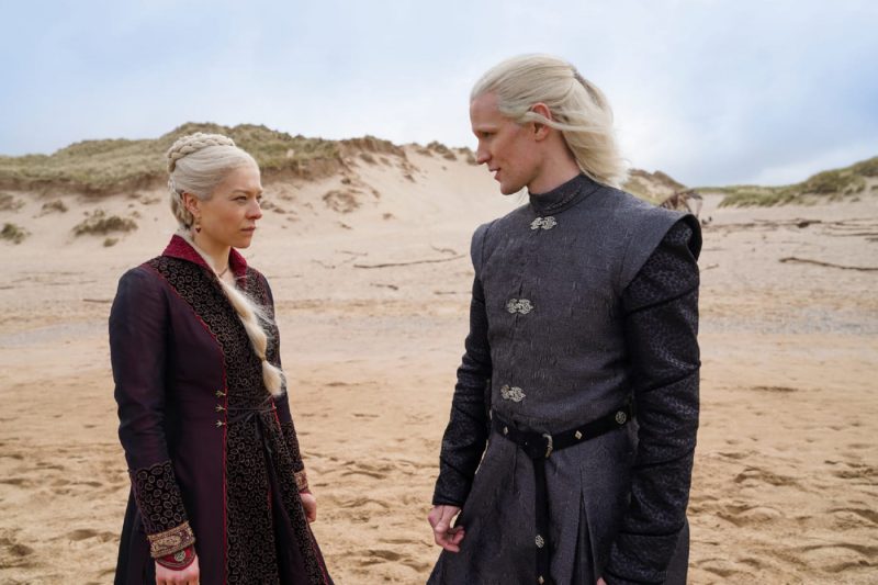 Princesa Rhaenyra Targaryen (Emma D&rsquo;Arcy) e Pr&iacute;ncipe Daemon Targaryen (Matt Smith) – Foto: HBO/Divulga&ccedil;&atilde;o/ND
