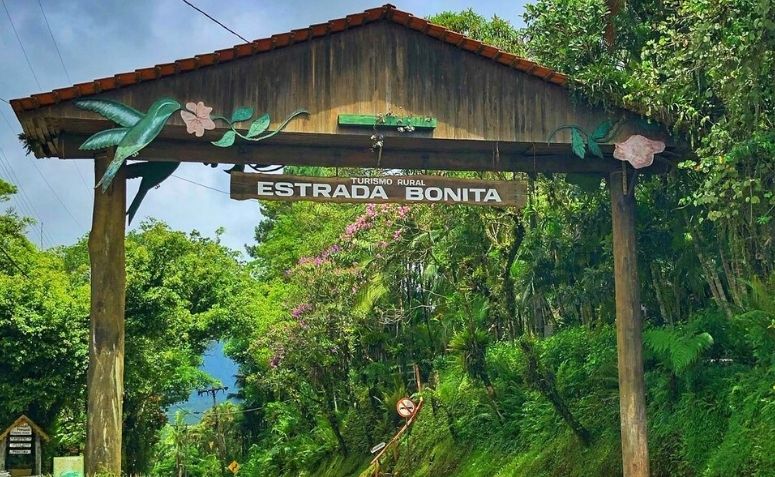 Estrada Bonita faz parte do roteiro de turismo rural em Joinville - Prefeitura de Joinville/Divulgação ND