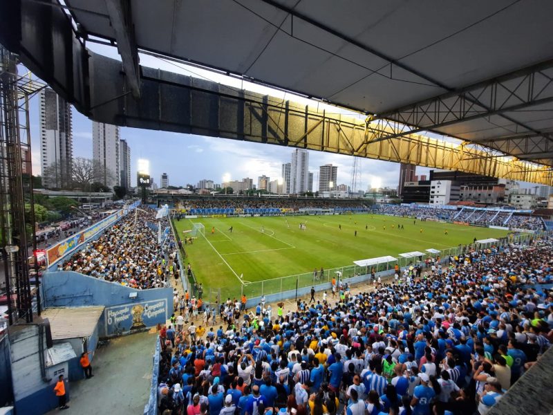 Est&aacute;dio da Curuzu lotado para Paysandu x Figueirense – Foto: Jhon L&eacute;o/Figueirense