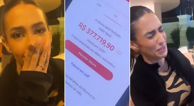 Valor da fatura em R$ 377 mil de Gabi Brandt chocou seguidores – Foto: Reprodu&ccedil;&atilde;o/Internet