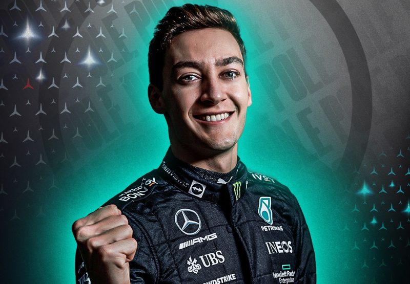 George Russell larga na frente no GP da Hungria 