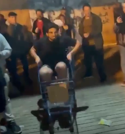 Condi&ccedil;&otilde;es clim&aacute;ticas n&atilde;o impediram a proeza do menino – Foto: @bailenaufsc/Instagram/Reprodu&ccedil;&atilde;o/ND