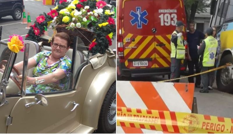 Ciclista de 71 anos morreu ap&oacute;s ser atropelada por caminh&atilde;o na BR-470 em Gaspar – Foto: Reprodu&ccedil;&atilde;o/Internet