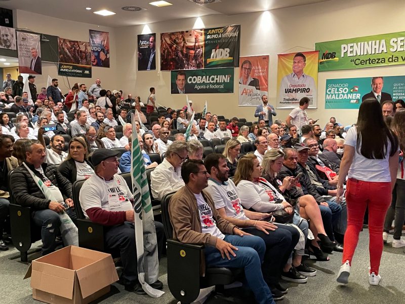 MDB realiza a mais barulhenta e empolgada Conven&ccedil;&atilde;o na Alesc – Foto: Moacir Pereira
