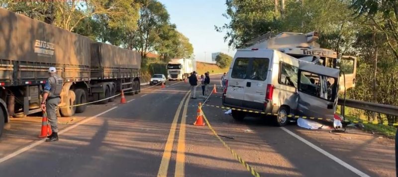O fato aconteceu na manhã desta segunda-feira (4) perto da Linha Sescon. – Foto: Aluísio Valle/Jornal Integração Regional