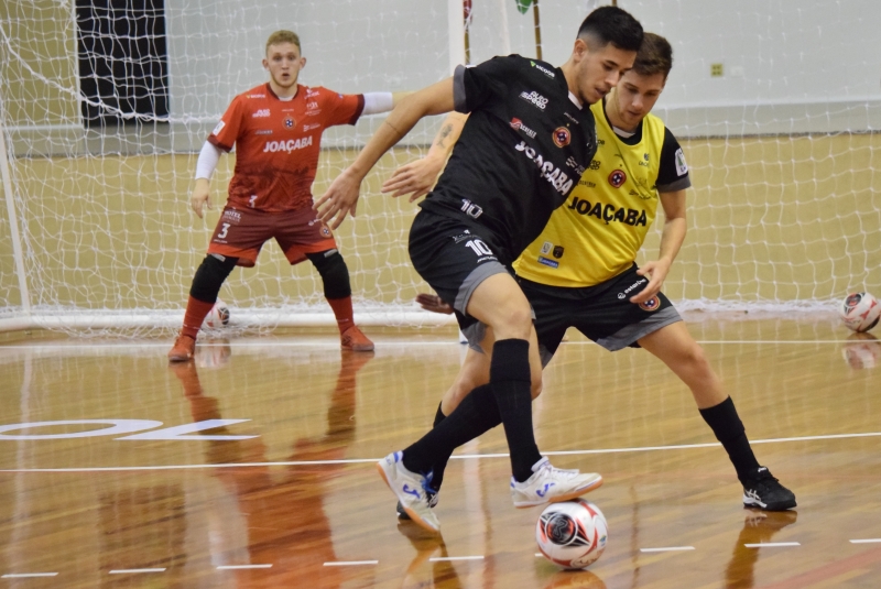 Joa&ccedil;aba recebe o Florian&oacute;polis na Unoesc pelo Campeonato Catarinense de Futsal – Foto: Mayelle Hall / Comunica&ccedil;&atilde;o Joa&ccedil;aba Futsal