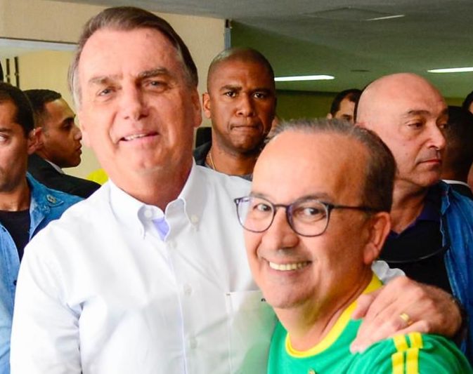 Senador Jorginho Mello e o presidente Jair Bolsonaro foram os mais votados em Santa Catarina no primeiro turno – Foto: Divulga&ccedil;&atilde;o/ND
