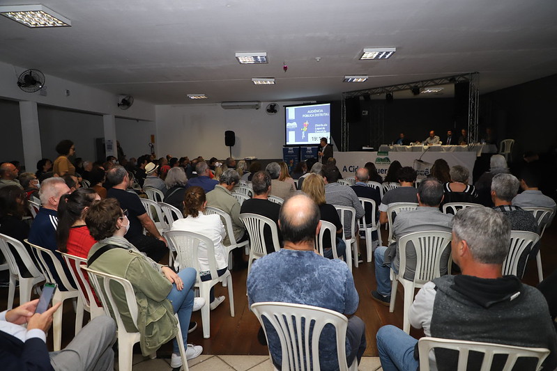 Audi&ecirc;ncia p&uacute;blica na Lagoa da Concei&ccedil;&atilde;o teve o maior n&uacute;mero de inscritos entre as reuni&otilde;es do Plano Diretor – Foto: Marcos Albuquerque/PMF/Divulga&ccedil;&atilde;o/ND