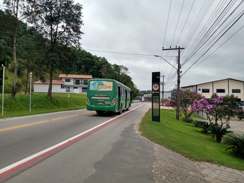 Lombadas eletr&ocirc;nicas est&atilde;o desligadas por tempo indeterminado Gaspar – Foto: Raquel Bauer/ND