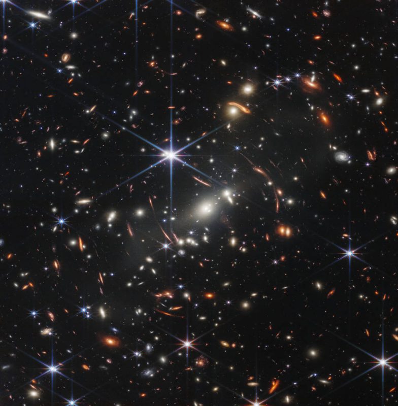 A SMACS 0723 é uma imagem repleta de detalhes de um aglomerado de galáxias, que inclui os objetos mais fracos já observados no infravermelho – Foto: Nasa/Divulgação/ND