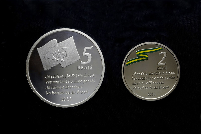 A novidade &eacute; que a moeda de cupron&iacute;quel ser&aacute; a primeira colorida no Brasil – Foto: Raphael Ribeiro/BC/ND