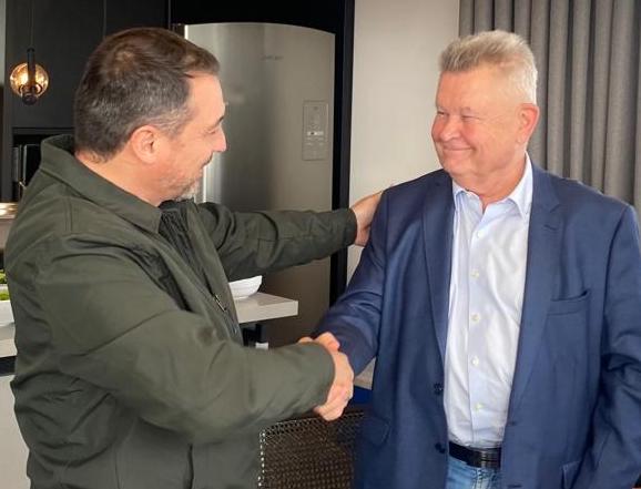 Governador Mois&eacute;s e Udo D&ouml;hler pretendem formar chapa para as elei&ccedil;&otilde;es deste ano – Foto: Divulga&ccedil;&atilde;o/ND