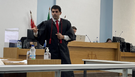 O Promotor de Justi&ccedil;a, respons&aacute;vel pelo caso, foi Diego Henrique Siqueira Ferreira. – Foto: MPSC/ND