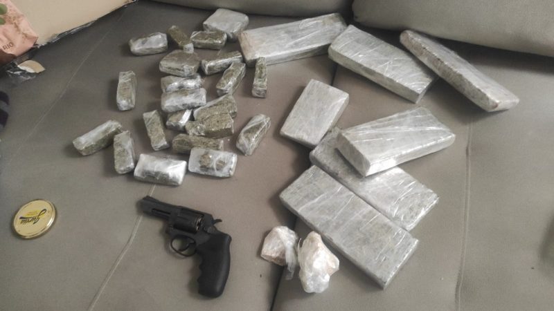 droga apreendida pela pm