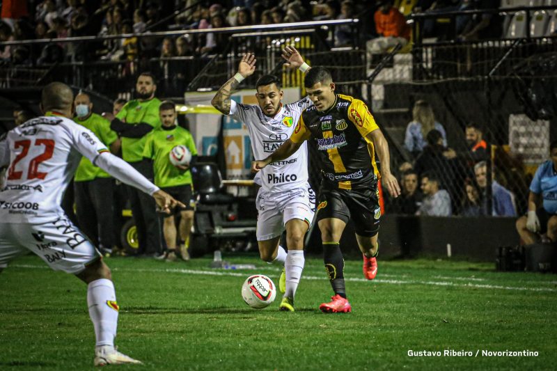Gr&ecirc;mio Novorizontino 1 a 0 Brusque; time de Novo Horizonte (SP) faz campanha intermedi&aacute;ria nesta S&eacute;rie B – Foto: Gustavo Ribeiro/Gr&ecirc;mio Novorizontino/Divulga&ccedil;&atilde;o/ND