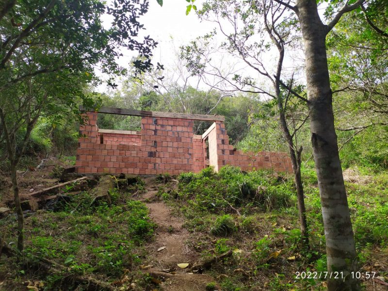 Obra, de 42 metros quadrados, foi demolida nesta quinta (21) – Foto: Divulga&ccedil;&atilde;o/PMF/ND